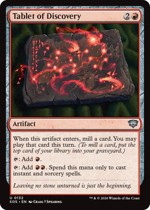 Tablet of Discovery [SOS/132] 2026 Magic: The Gathering