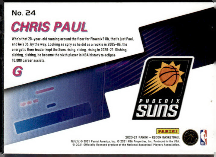 2020-21 Panini Recon #24 Chris Paul Maneuvers