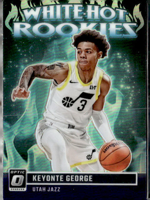 2023-24 Donruss Optic #12 Keyonte George White Hot Rookies Purple