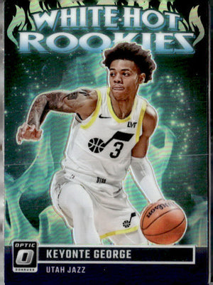 2023-24 Donruss Optic #12 Keyonte George White Hot Rookies Purple