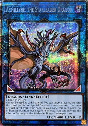 1st Edition Armillyre, the Starleader Dragon (Starlight Rare) [RA05-EN055 Near Mint] Starlight Rare