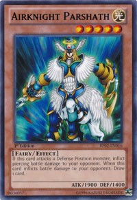 1st Edition Airknight Parshath [BP02-EN016 Near Mint] Rare