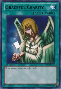 1st Edition Graceful Charity [BP02-EN137 Near Mint] Rare