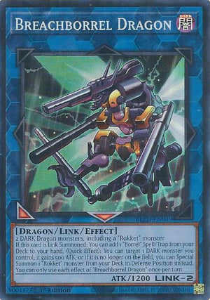 1st Edition Breachborrel Dragon [BLZD-EN049 Near Mint] Super Rare