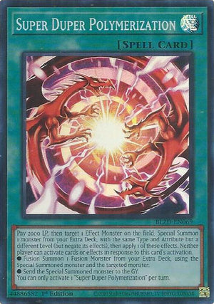 1st Edition Super Duper Polymerization [BLZD-EN069 Near Mint] Super Rare