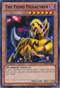 1st Edition The Fiend Megacyber [BP02-EN009 Near Mint] Rare