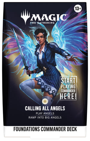 Foundations Commander Deck - Calling All Angels Commander: Foundations FDC Magic: The Gathering