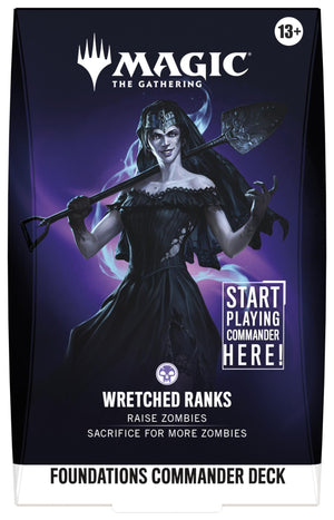 Foundations Commander Deck - Wretched Ranks Commander: Foundations FDC Magic: The Gathering