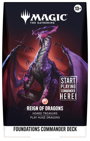 Foundations Commander Deck - Reign of Dragons Commander: Foundations FDC Magic: The Gathering