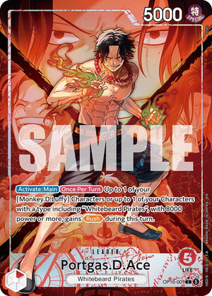 Portgas.D.Ace (001) (Alternate Art) [OP16-001] The Time of Battle