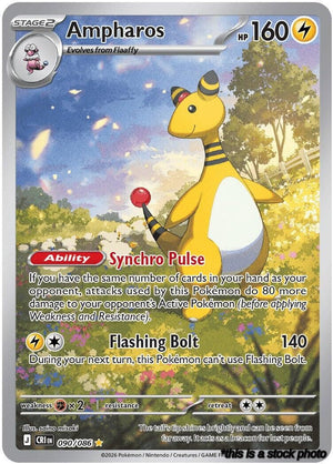 Holofoil Ampharos - 090/086 [090/086 Near Mint ]