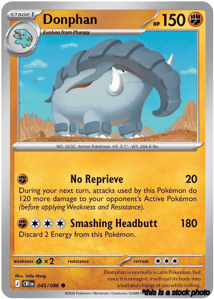 Common Donphan [045/086 Near Mint ]