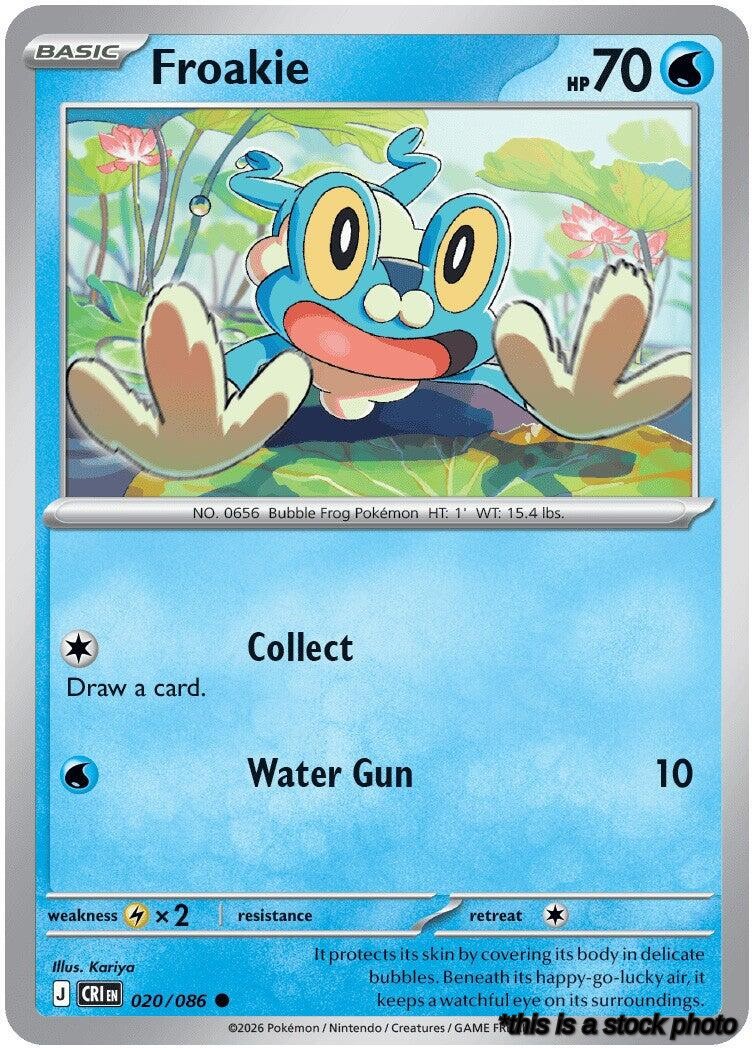 Common Froakie - 020/086 [020/086 Near Mint ]