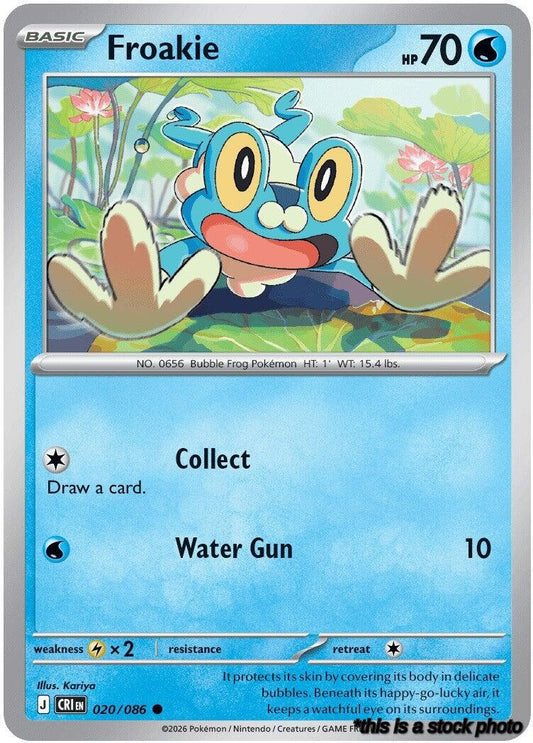 Common Froakie - 020/086 [020/086 Near Mint ]