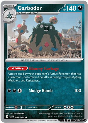 Normal Garbodor [057/086 Near Mint ]