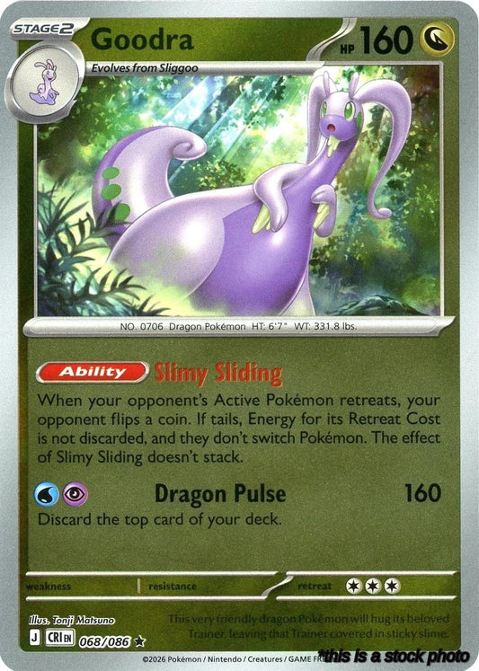 068/086 Goodra Rare Reverse Holofoil
