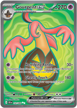 Ultra Rare Gourgeist ex - 102/086 [102/086 Near Mint ]