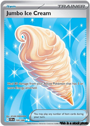 Holofoil Jumbo Ice Cream [109/086 Near Mint ]