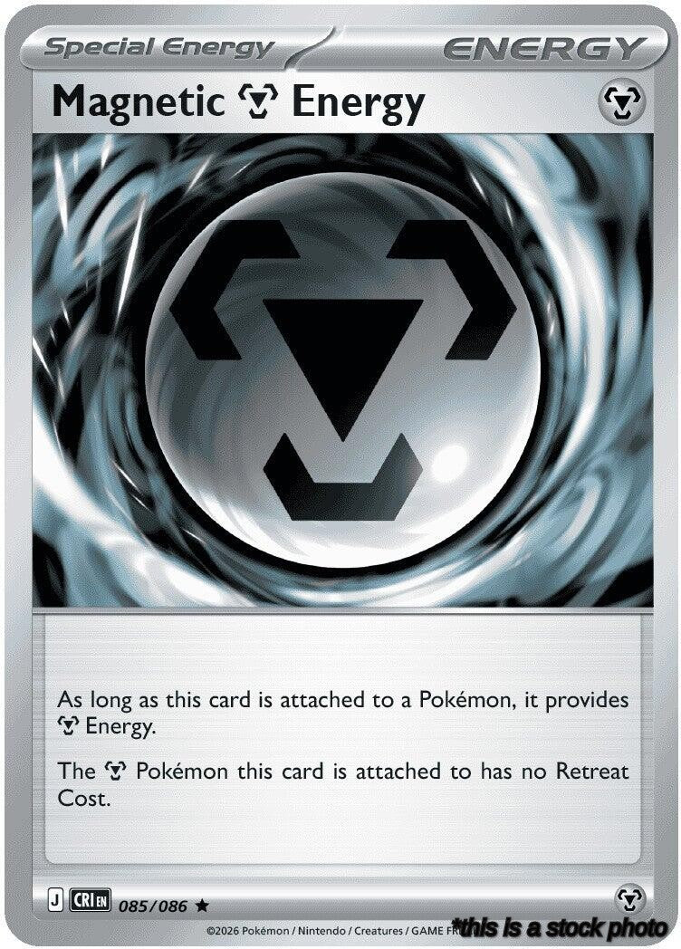 Rare Magnetic M Energy [085/086 Near Mint ]