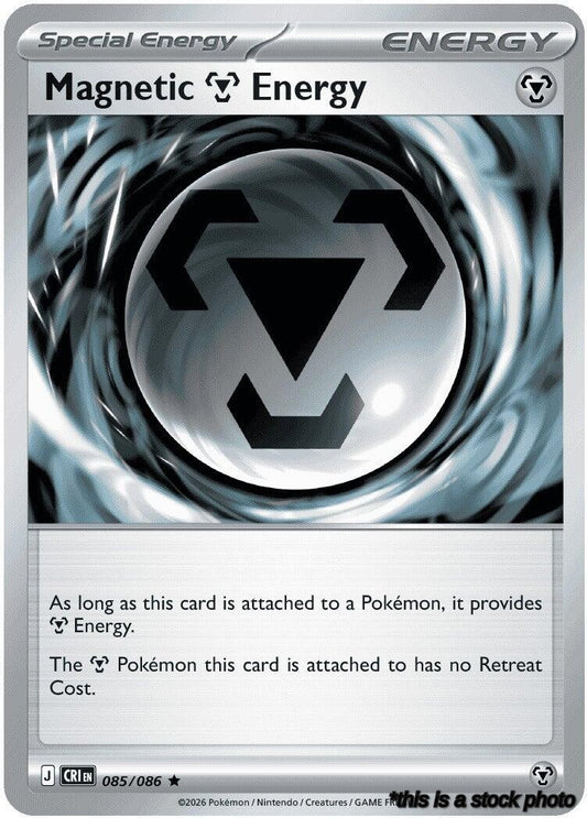 Rare Magnetic M Energy [085/086 Near Mint ]