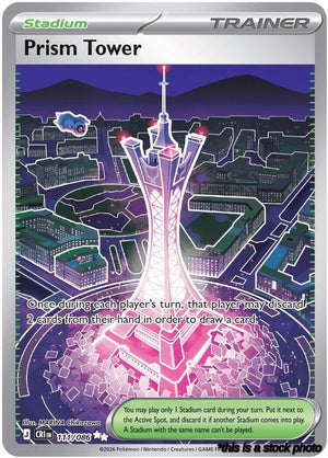 Holofoil Prism Tower - 111/086 [111/086 Lightly Played ]