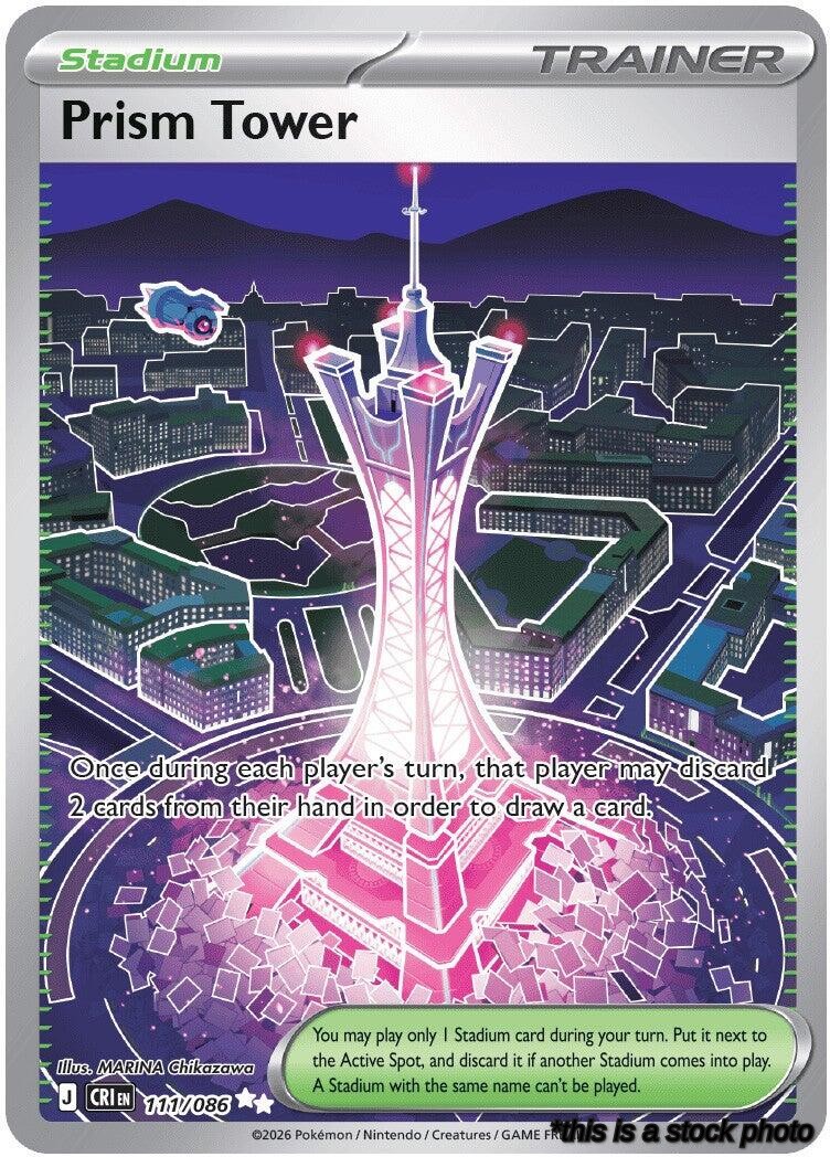 Holofoil Prism Tower - 111/086 [111/086 Near Mint ]