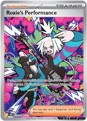 Holofoil Roxie's Performance - 121/086 [121/086 Near Mint ]
