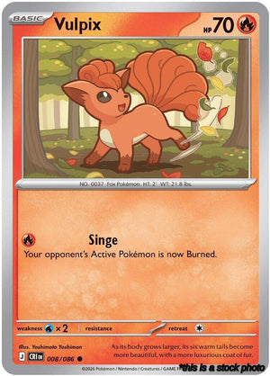 Normal Vulpix [008/086 Near Mint ]