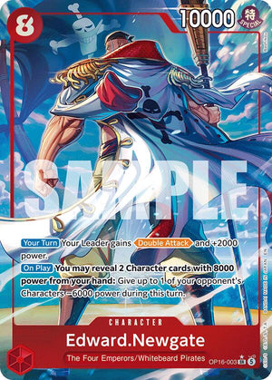 Edward.Newgate (Alternate Art) [OP16-003] The Time of Battle