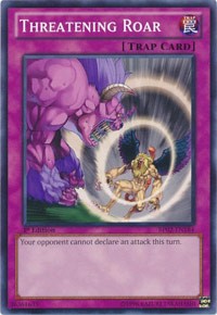 1st Edition Threatening Roar [BP02-EN184 Lightly Played] Common / Short Print