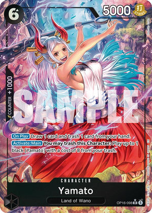 Yamato (098) (Alternate Art) [OP16-098] The Time of Battle