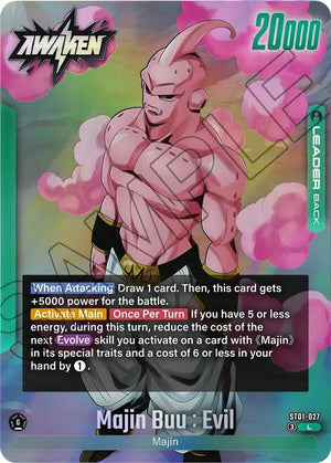 ST01-027 Majin Buu/Majin Buu : Pure Evil // Majin Buu : Evil