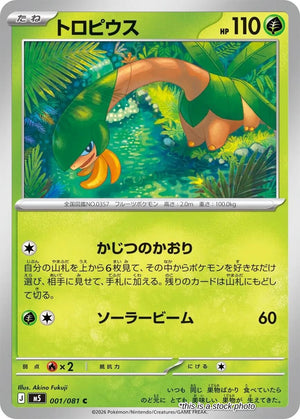 JP Normal Near Mint Tropius [001/081]