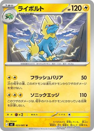 JP Normal Near Mint Manectric - 023/081 [023/081]