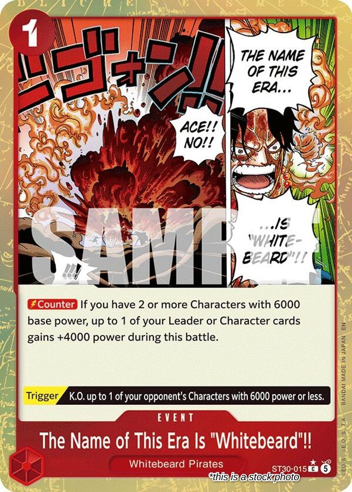 The Name of This Era Is "Whitebeard"!! (Parallel)