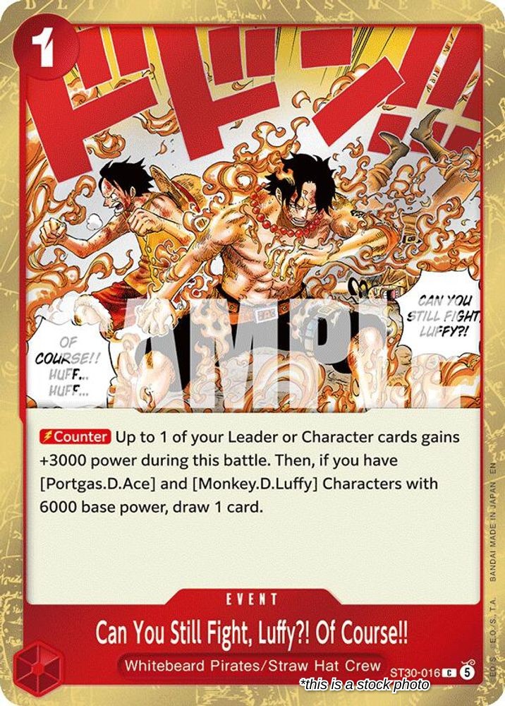 ST30-016 Can You Still Fight, Luffy?! Of Course!! Common