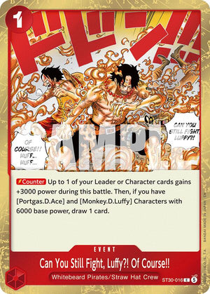 ST30-016 Can You Still Fight, Luffy?! Of Course!! Common