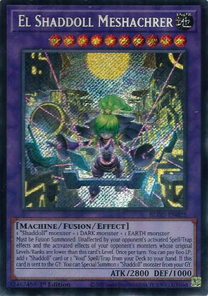 1st Edition El Shaddoll Meshachrer [BLGG-EN022 Near Mint] Secret Rare
