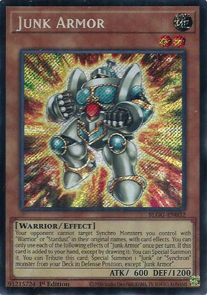 1st Edition Junk Armor [BLGG-EN032 Near Mint] Secret Rare