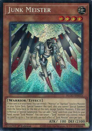 1st Edition Junk Meister [BLGG-EN033 Near Mint] Secret Rare