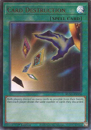 1st Edition Card Destruction [BLGG-EN104 Near Mint] Ultra Rare
