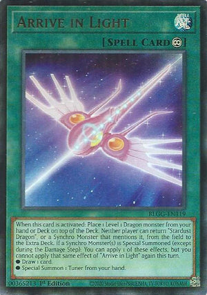 1st Edition Arrive in Light [BLGG-EN119 Near Mint] Ultra Rare