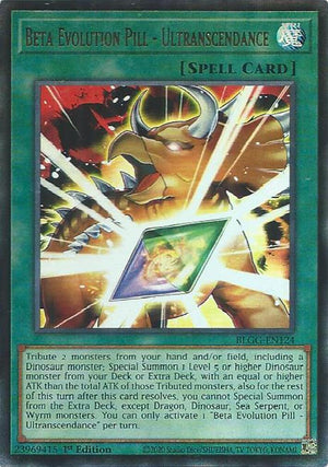 1st Edition Beta Evolution Pill - Ultranscendance [BLGG-EN124 Near Mint] Ultra Rare