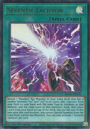 1st Edition Seventh Tachyon [BLGG-EN126 Near Mint] Ultra Rare