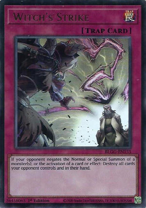 1st Edition Witch's Strike [BLGG-EN133 Near Mint] Ultra Rare