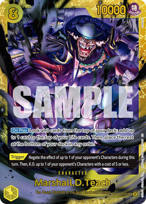 Marshall.D.Teach (119) [OP16-119] The Time of Battle