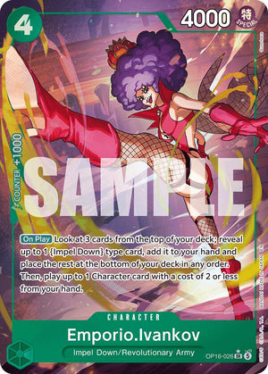 Emporio.Ivankov (026) (Alternate Art) [OP16-026] The Time of Battle