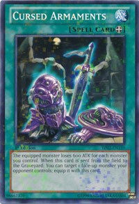 1st Edition Cursed Armaments (Mosaic Rare) [BP02-EN159 Near Mint] Mosaic Rare
