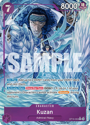 Kuzan (Alternate Art) [OP16-063] The Time of Battle