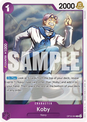 Koby [OP16-064] The Time of Battle
